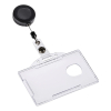 Europel porte-badge ouvert avec enrouleur 85 x 54 mm (10 pièces) 226974 - 1