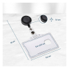Europel porte-badge ouvert avec enrouleur 85 x 54 mm (10 pièces) 226974 - 3