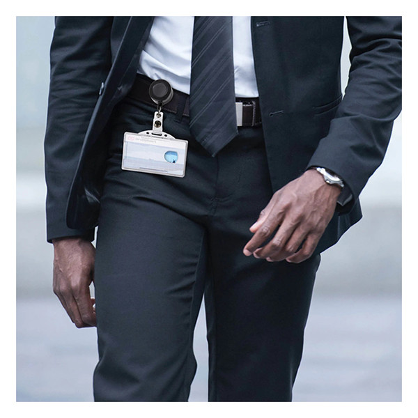 Europel porte-badge ouvert avec enrouleur 85 x 54 mm (10 pièces) 226974 - 4