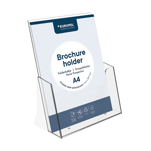 Europel porte-brochures A4 avec 1 compartiment 226930 - 1