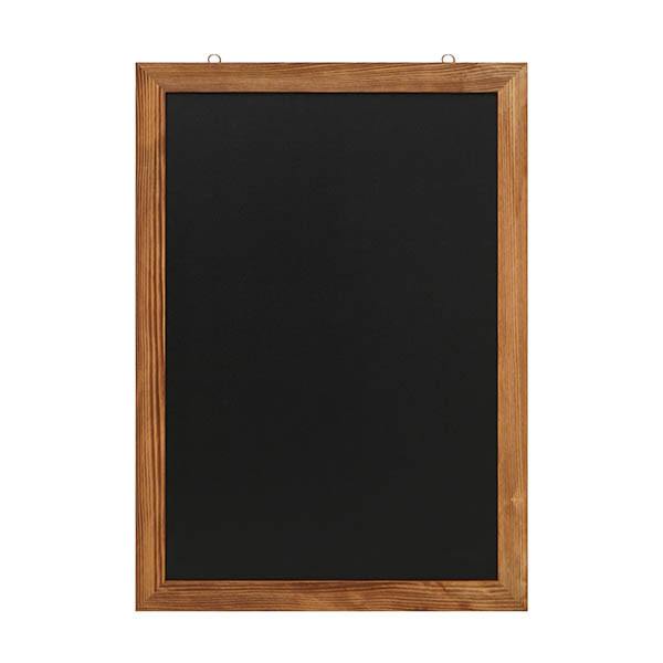 Europel tableau noir mural avec cadre 50 x 70 cm naturel 226989 - 2
