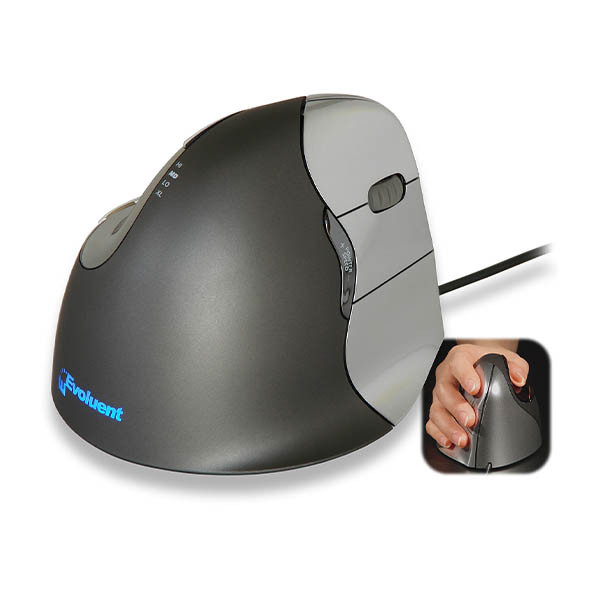 Evoluent4 VM4R souris ergonomique grand format avec câble 282854 - 2
