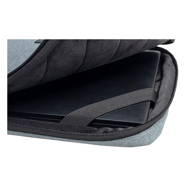 Exacompta Business housse pour ordinateur portable 13-14 pouces - gris 404168 - 4
