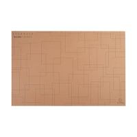 Exacompta Eterneco sous-main 58,5 x 38,5 cm - marron 404097
