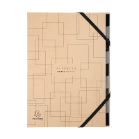 Exacompta Eterneco trieur (9 onglets) - marron 404092