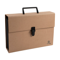 Exacompta Eterneco trieur valisette (18 compartiments) - marron 404093