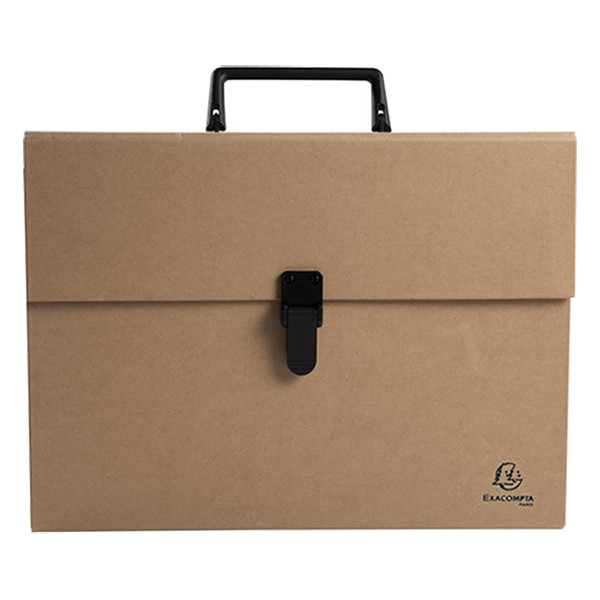 Exacompta Eterneco trieur valisette (18 compartiments) - marron 404093 - 2
