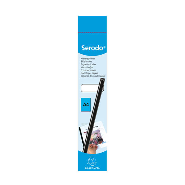 Exacompta Serodo baguettes à relier 3 mm (25 pièces) - transparent 407280 - 2