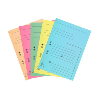 Exacompta Super 210 chemise à 2 rabats A4 avec réglure (25 pièces) - assorti 404680