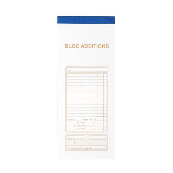 Exacompta bloc d'additions autocopiant 91 x 225 mm 50 feuilles 404584 - 1