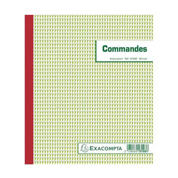 Exacompta carnet de commandes autocopiant (triplicata) 50 feuilles 404590 - 1