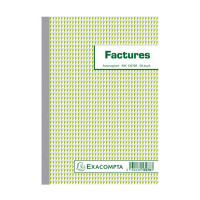 Exacompta carnet de factures autocopiant (duplicata) 210 x 148 mm 50 feuilles 404597