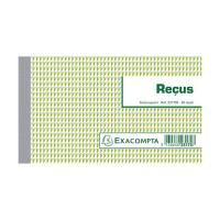 Exacompta carnet de reçus autocopiant (duplicata) 50 feuilles 404602