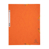 Exacompta chemise à élastique en carton lustré A4 - orange 404020 - 1