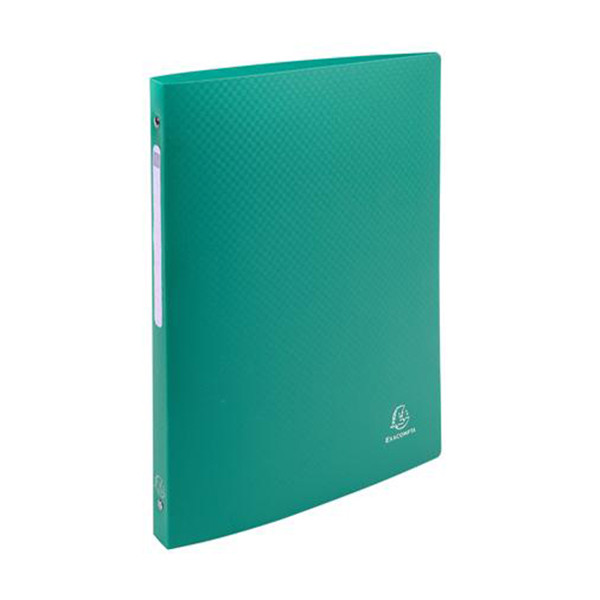 Exacompta classeur à 4 anneaux en O (15 mm) - vert 404447 - 1