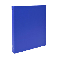 Exacompta classeur à anneaux avec 4 anneaux en forme de O (30 mm) - bleu 404648