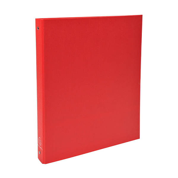 Exacompta classeur à anneaux avec 4 anneaux en forme de O (30 mm) - rouge 404650 - 1