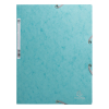 Exacompta farde à élastique en carton lustré A4 - bleu givré 404160 - 1