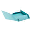 Exacompta farde à élastique en carton lustré A4 - bleu givré 404160 - 3