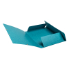 Exacompta farde à élastique en carton lustré A4 - bleu pacifique 404159 - 3