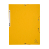 Exacompta farde à élastique en carton lustré A4 - jaune 404024 - 1
