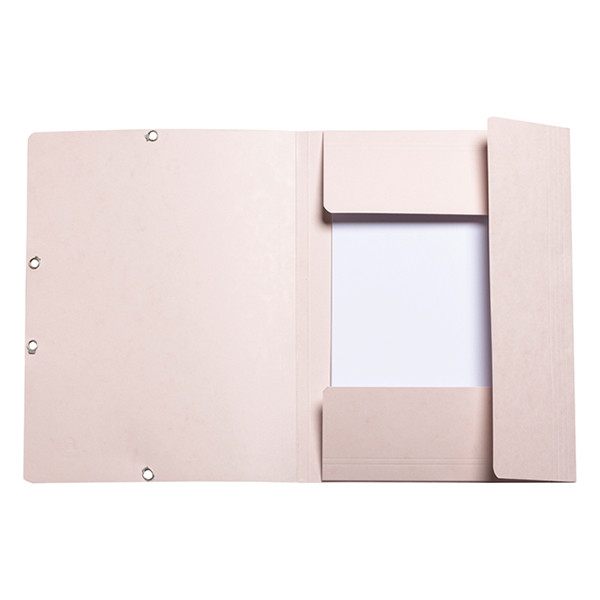 Exacompta farde à élastique en carton lustré A4 - rose tendre 404161 - 2