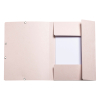 Exacompta farde à élastique en carton lustré A4 - rose tendre 404161 - 2