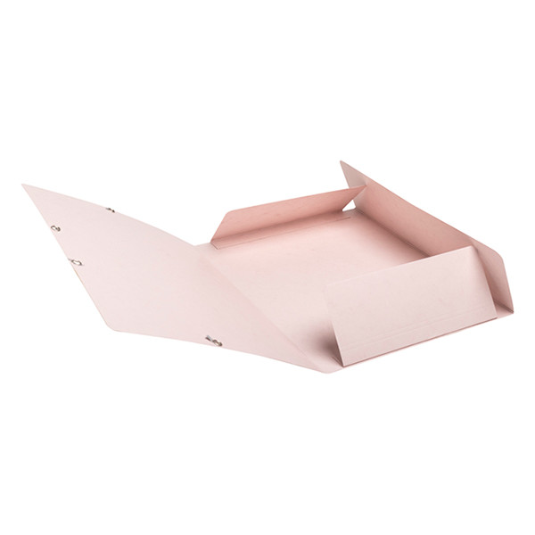 Exacompta farde à élastique en carton lustré A4 - rose tendre 404161 - 3