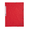 Exacompta farde à élastique en carton lustré A4 - rouge 404021 - 1