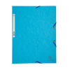 Exacompta farde à élastique en carton lustré A4 - turquoise 404027 - 1