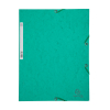 Exacompta farde à élastique en carton lustré A4 - vert 404019 - 1