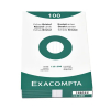 Exacompta fiche Bristol lignée 125 x 200 mm (100 pièces) 404432 - 1