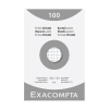 Exacompta fiche Bristol quadrillée 100 x 150 mm (100 pièces) 404619 - 1