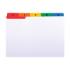 Exacompta intercalaires 148 x 117 mm A6 (1 lot) - blanc 404082 - 1