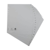 Exacompta intercalaires en plastique A4+ avec 12 onglets par mois (11 trous) 404498 - 1