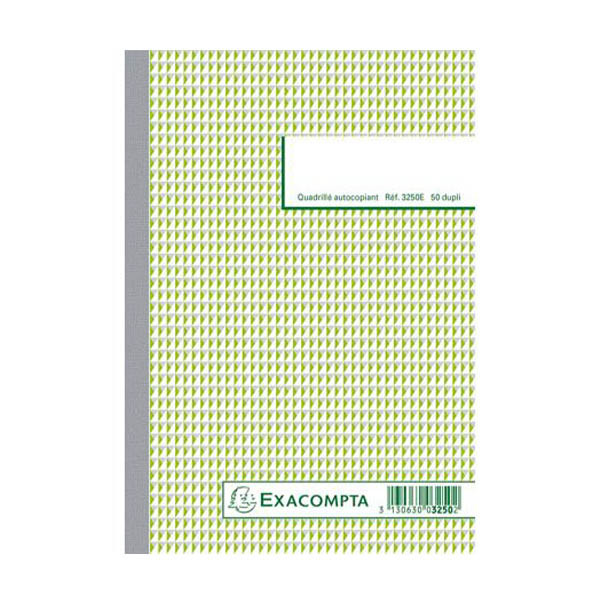 Exacompta papier carbone (duplicata) 210 x 148 mm quadrillé 5 mm (50 feuilles) 404605 - 1