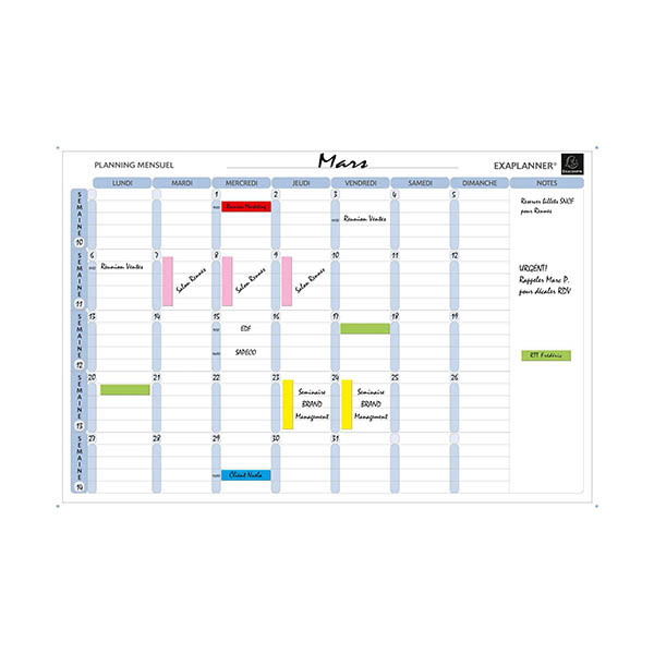 Exacompta planning mensuel 404549 - 1