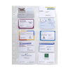 Exacompta pochette A4 pour cartes de visite (10 pièces) 404492 - 1