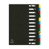 Exacompta trieur en carton (12 onglets) - noir 404687 - 1