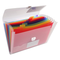 Exacompta trieur valisette (13 compartiments) - transparent 404013