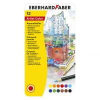 Eberhard Faber crayons aquarelle avec pinceau (12 pièces) 220125