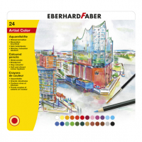 Eberhard Faber crayons aquarelle avec pinceau (24 pièces) 220126