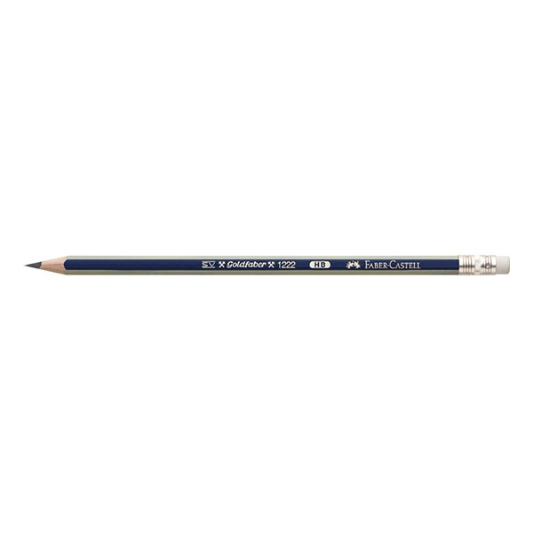 Faber-Castell Goldfaber 1222 crayon avec gomme (HB) 220055 - 1