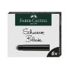 Faber-Castell cartouche d'encre (6 pièces) - noir 220172 - 1