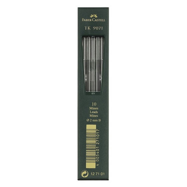 Faber-Castell mine 2,0 mm 3B (10 recharges) 220114 - 1