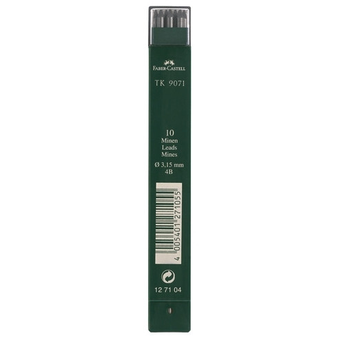 Faber-Castell mine 3,15 mm 4B (10 recharges) 220119 - 1