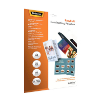 Fellowes Admire pochette de plastification pré-pliée A4 2 x 80 microns (25 pièces) 207221