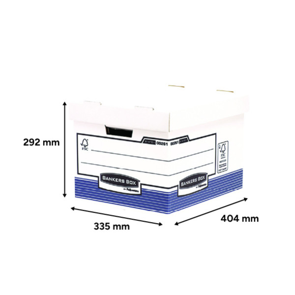 Fellowes Bankers Box boîte d'archivage et de stockage A4/folio 333 x 380 x 285 mm (10 pièces) 213261 - 3