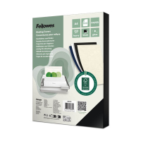 Fellowes Chromolux couverture de reliure 250 g/m² A4 (100 pièces) - noir 213225