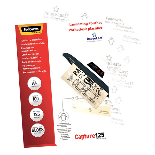 Fellowes ImageLast pochette de plastification A4 brillante 2x125 microns (100 pièces) 213385 - 3